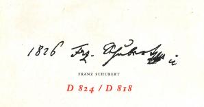 CD Cover Schubert