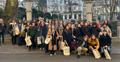 Final year students of Kunsthumaniora Brussel visiting the Koninklijk Conservatorium Brussel KCB 2023