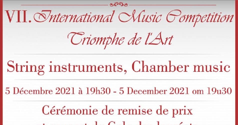 Triomphe de l’Art | 7th International Music Competition & gala concert